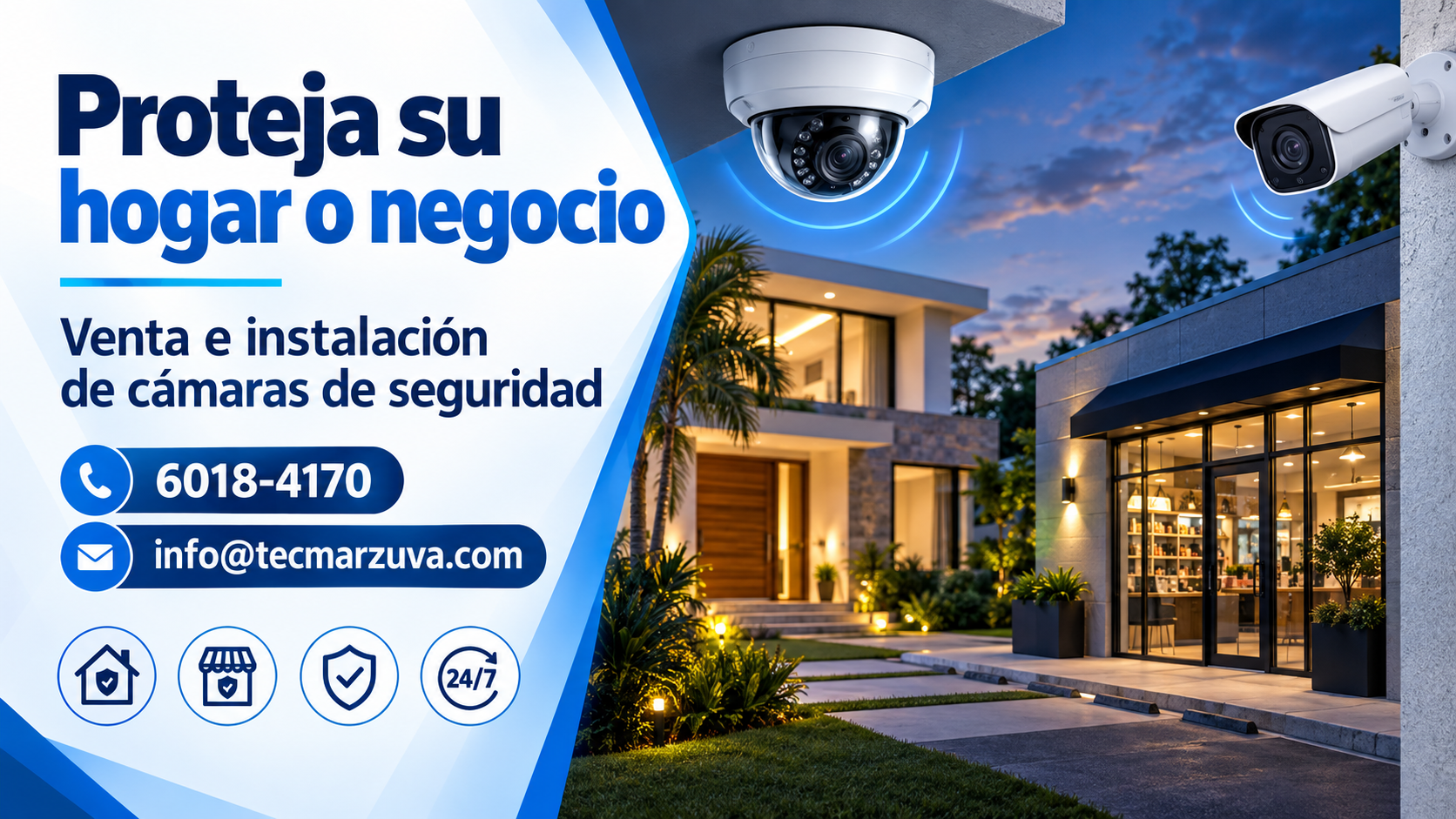 Venta e instalación de cámaras para hogares y negocios